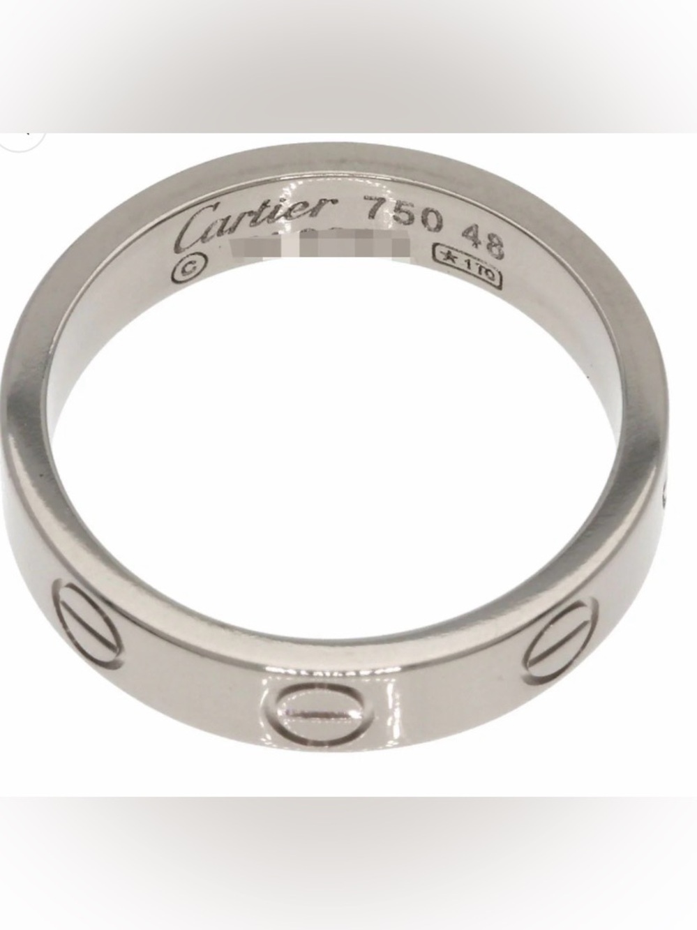 Cartier Mini Love Ring size 48